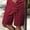 (Casual 24)Wine, variant on DayScoop Mens Fashion Shorts Casual Bottoms Summer Solid Color Pocket Elastic Waist Drawing Comfortable Sport Short Pants