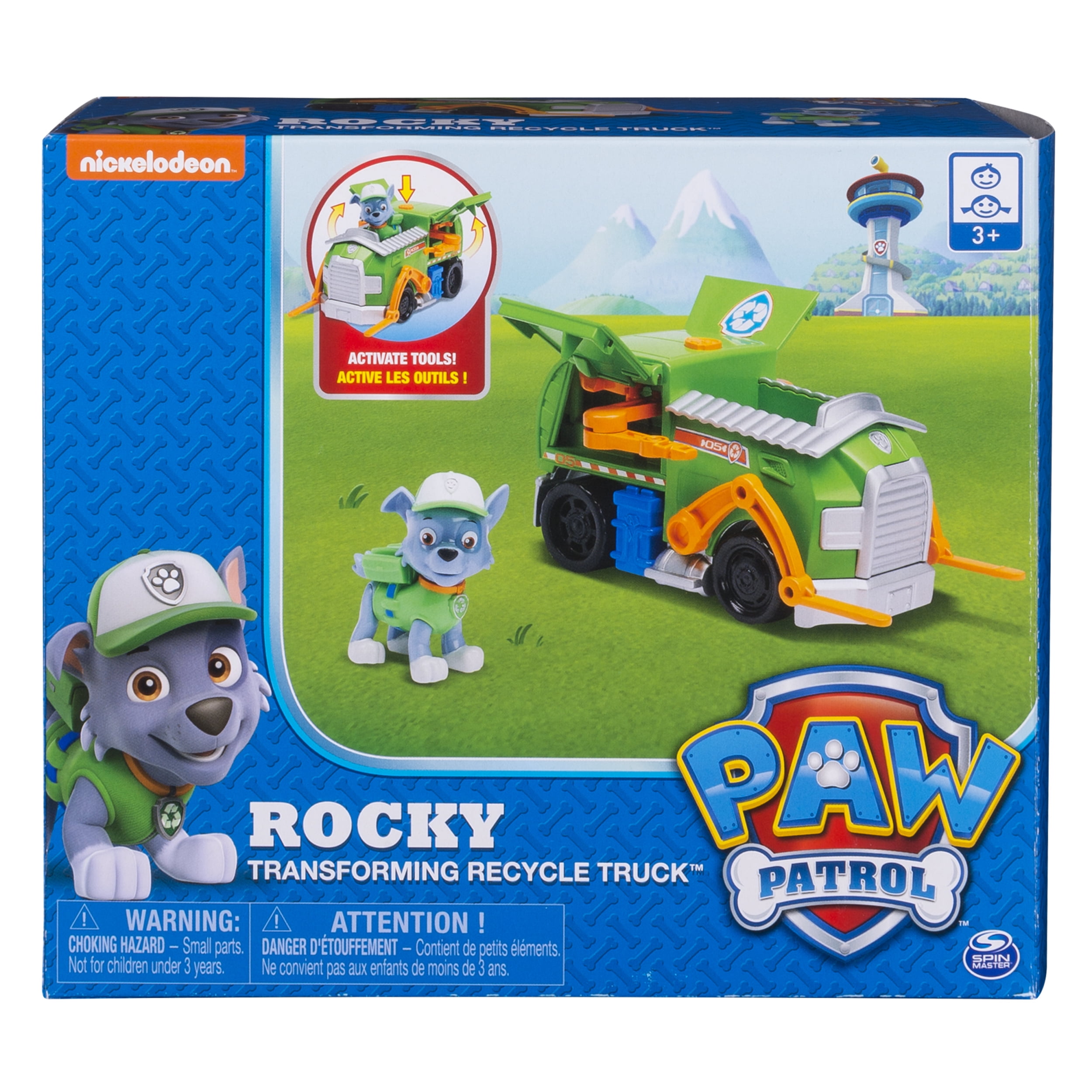rocky transforming recycle truck