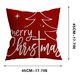 thumbnail image 3 of Yhmxh Fundas de cojín decorativas Funda de almohada navideña con estampado de árbol de Navidad rojo y copo de nieve Funda de almohada para sofá, decoración navideña Funda de cojín Fundas de almohada, 3 of 5