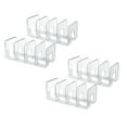 thumbnail image 1 of Spoon And Lid Rest 1pc Clear Closet Bag Storage Dividers Rack Detachable Cupboard Shelf Acrylic Dividers For Shelves Practical Book Dividers Suitable For Closet Bathroom Organizer Stora 2pc Clear, 1 of 7