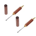 thumbnail image 3 of ColoMX Limpiadores de orejas retro de 2pcs Picks Limpiadores para orejas portátiles (marrón claro), 3 of 7