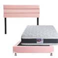 thumbnail image 1 of Colchón Matrimonial + Box Pink + Cabecera Logan Spring Air Dicasa Jupiter, 1 of 8