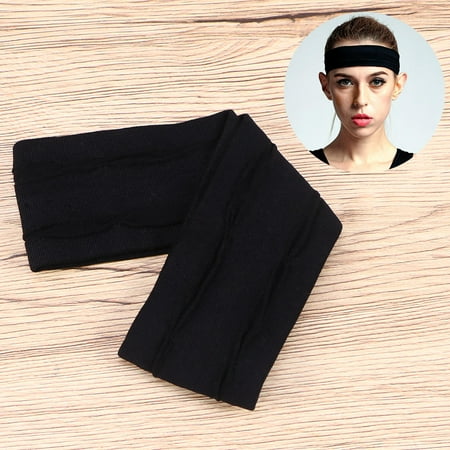 MLINS Unisex Sports Headband Skid Resistance Hair Bands Wrap for Yoga Running Fitness Workout Gym Exercise (Black) MLINS Unisex Sports Headband Skid Resistance Hair Bands Wrap for Yoga Running Fitness Workout Gym Exercise (Black)