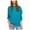 Blue - turquoise, variant on Free People Womens Downtown Knit Sweater, Blue, X-Small