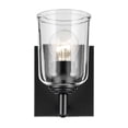 thumbnail image 4 of 45572BKCLR Kichler Lighting Shailene - 1 Light Wall Sconce-8.25 Inches Tall and 5 Inches Wide-Black Finish, 4 of 5