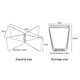 thumbnail image 2 of Outdoor Camping Box Holder Portable Stainless Steel Hiking Storage Box Folding Rack, 2 of 5