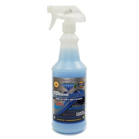 Made in the USA. Diamond Blue Repellent Wash Multi Surface. Cleans,Shine Best Cleaner for Glass, Granite, Countertops Wood & Stainless Steel. Direct from the Manufacturer 32oz Easy to use spray