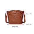 thumbnail image 3 of Apmemiss Clearance 2024 New Leather Bag Soft Leather Messenger Multi Pocket Large Capacity Shoulder Bag Sales Today Clearance, 3 of 6