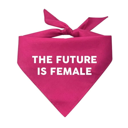 The Future Is Female Triangle Dog Bandana
