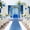 Baby Blue, variant on Sequin Wedding Aisle Runner Glitter Bridal Carpet For Indoor Ceremony - Sparkle Carpet