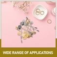 thumbnail image 3 of WHAMVOX 20 Sets Blank Brooch Pin Copper Flat Round Tray for Jewelry Making and Crafts, 3 of 8