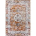thumbnail image 1 of Distressed Floral Turkish Oriental Medallion Area Rug, 1 of 8