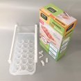thumbnail image 2 of Cajones para huevos de refrigerador Contenedores extraíbles para refrigerador Cajón a presión Organizador para 18 HUEVOS Caja para guardar huevos Cajón para huevos Bandeja para huevos de cocina, 2 of 6