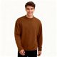 thumbnail image 1 of pstuiky camisas de manga larga para hombre, Sudadera deportiva holgada informal de color liso para hombre, blusa tipo jersey de manga larga con cuello redondo camisetas de hombre s, 1 of 6