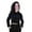 Black2, variant on Moomaya Color Block Crop Hoodie Drawstring Pullover Casual Sports Jacket For Women-24