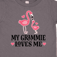 thumbnail image 4 of Inktastic Grammie Loves Me Girl Flamingo Girls Toddler T-Shirt, 4 of 5