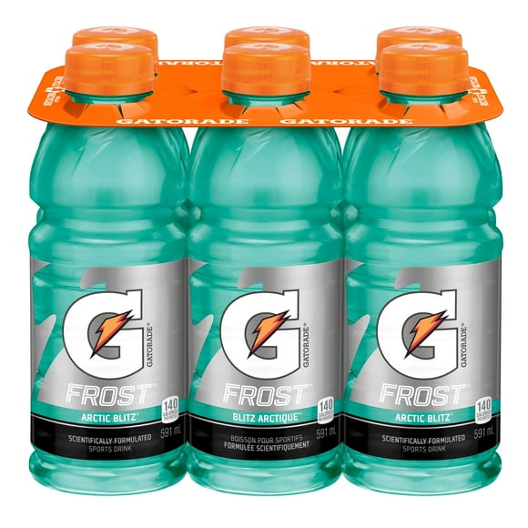 Gatorade Frost Artic Blitz Sports Drink 6 x 591 mL, Bottles