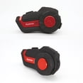thumbnail image 4 of Motorcycle BT Helmet Headset 1000M Hands-free Interphone IP66 Waterproof 2 Riders Full Duplex for 3 Motorcycle Riders, 4 of 7
