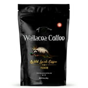 Wallacea Coffee Wild Certified Kopi Luwak Coffee Beans, Ground Coffee Beans, Sumatra Indonesia, Gourmet & Exotic Coffee (8.8 oz)