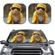 thumbnail image 2 of Fotbe Heavy Metal Style Guinea Pig Juego de 2 Piezas de Parasoles para Parabrisas | Bloqueador Solar para Auto | Accesorios Plegables para Protección Solar Interior-Medium, 2 of 6