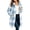 Light Blue, variant on Xaqiouau Womens Plaid Sherpa Jacket Fleece Hooded Coat Zip Up Long Sleeve Buffalo Check Teddy Jacket Warm Winter Outerwear with Pockets