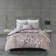 thumbnail image 4 of N Natori Sakura Blossom Embroidered Cotton Oblong Decorative Pillow Lilac 12x20'', 4 of 5