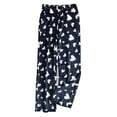 thumbnail image 2 of Flannel Pajama Pants for Women Winter Super Soft Cute Heart Pattern Pajama Pants Casual Fuzzy Sleep Pjs Pants with Pockets, 2 of 9