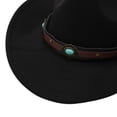 thumbnail image 5 of 3-8 Years Kids Hat Toddler Boys Cowboy Hat, 2-8t Western Hat for Kids, Hatband Baby Hat Cowgirl Hat Western Cowboy Hat Dance Hat,Black, 5 of 5