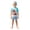 Blue#05, variant on Y-Sunset Boy Quick Dry Swimsuits 3 Piece Swim Set Beach Swim Trunks Top TShirt Swimming Cap Sun Protection Bathing Suit Swimwear Kids 2-3 Years&Yellow#02
