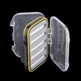 thumbnail image 2 of Fishing Fly Box Double Clear Lid Pocket Size Waterproof, 2 of 4