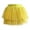 Yellow, variant on Fsqjgq Black Mini Skirt High Waisted Pleated Tulle Skirts for Women Ladies Cute Puffy Petticoat Performance Big Swing Mesh Tutu Skirts