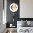 thumbnail image 6 of 8Inch Kids Wall Clock Early Learning Time Management Quiet Telling Time Teaching Clock For Bedrooms Classrooms, 6 of 9
