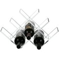 thumbnail image 1 of 8-Bottle Clear Acrylic Wine Rack Butterfly Elegant Acrylic Wine Rack for Home Kitchen Restaurant, Storing 8 Bottles Wines, 1 of 7