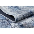 thumbnail image 2 of Cistopol Blue Modern Polyester Area Rugs for Living Room Washable Rugs Boho Moroccan Area Rug Soft Geometric Bohemian Distressed Indoor Rug for Bedroom Dining Room Office Foldable Nonslip Rug, 2 of 9