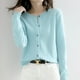 thumbnail image 1 of Suéter de cuello en V con lentejuelas, cómodo, estilo Chanel, elegante, de alta calidad, estilo europeo y americano, para otoño e invierno, 1 of 6