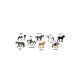 Toobs Work Safari Ltd. Horse Lovers TOOB - 8 Figurines: Gypsy Vanner, Clydesdale ...