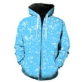 thumbnail image 1 of Sudadera con capucha y cremallera para hombre, con estampado de copos de nieve de invierno, divertida, de manga larga, estilo urbano, de gran tamaño, genial, gran oferta 2024, unisex, para primavera y, 1 of 6