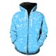 thumbnail image 1 of Sudadera con capucha y cremallera para hombre, con estampado de copos de nieve de invierno, divertida, de manga larga, estilo urbano, de gran tamaño, genial, gran oferta 2024, unisex, para primavera y, 1 of 6