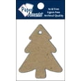 thumbnail image 2 of Chip Shape Tag 12pc Tree Natural, 2 of 2