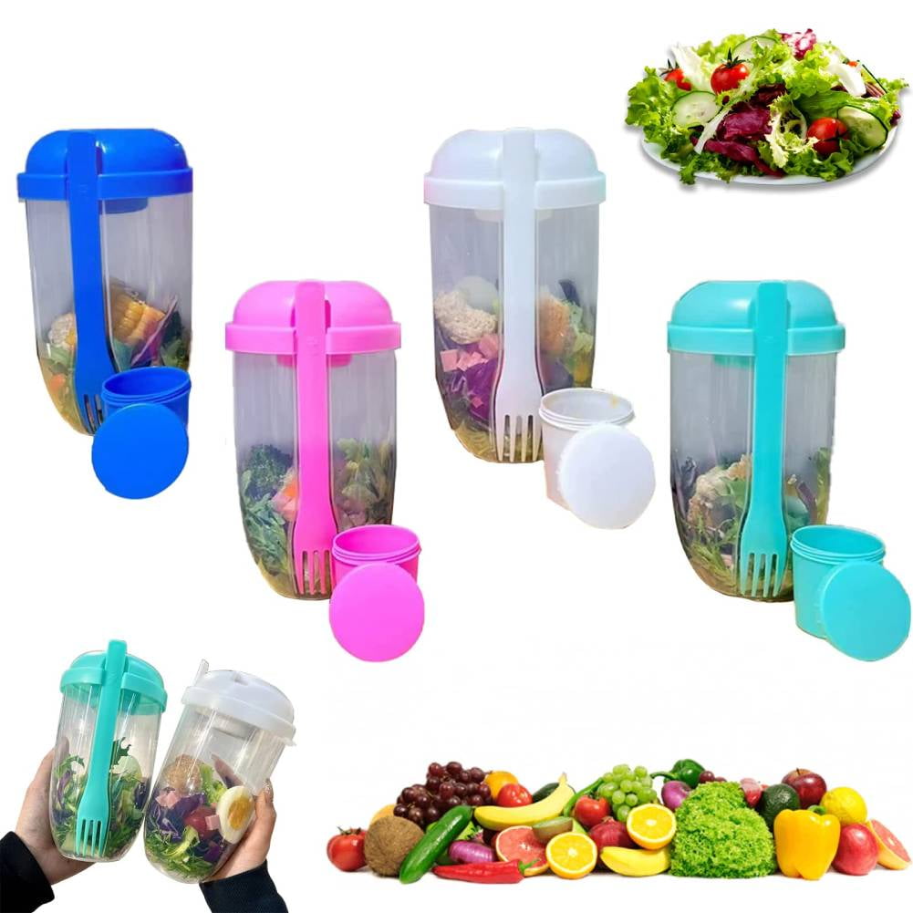 LoyGkgas 2022 Keep Fit Salad Meal Shaker Cup,Portable Fruit and