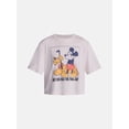 thumbnail image 5 of Disney Mickey Mouse Women’s Graphic Skimmer Tee with Short Sleeves, Sizes XXS-XXL, 5 of 5