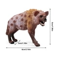thumbnail image 2 of Figuras de hiena de PVC, adornos de simulación, hiena, animales salvajes, figuras coleccionables, modelo de hiena, juguetes para niños., 2 of 7