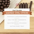 thumbnail image 2 of Dark Chocolate Mango Chili Sticks, Chocolate Candy Sticks (Pack of 48), 2 of 3
