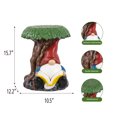 thumbnail image 6 of Mainstays Reading Gnome Outdoor Garden Statue, Weather-Resistant, 6 of 8