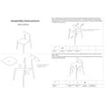 thumbnail image 5 of GZXS Mid-Century Modern Dining Chair for Living Room,Natural Oak, 5 of 10