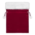 thumbnail image 2 of Bolsa de regalo con cordón para Navidad, suministros para fiestas, bolsa organizadora para saco de Papá Noel Rojo 50x70cm, 2 of 7