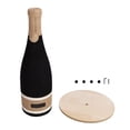 thumbnail image 2 of Cat Wine Bottle Scratching Post, Flatboard robuste et ventoure de conception de vide de vin Forme de vide Cat Ratcaser Abrasion Proof pour la maison, 2 of 7