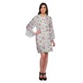 thumbnail image 4 of Moomaya Printed Bridesmaid Robes Short Bride Getting Ready Dress Loungewear, 4 of 6