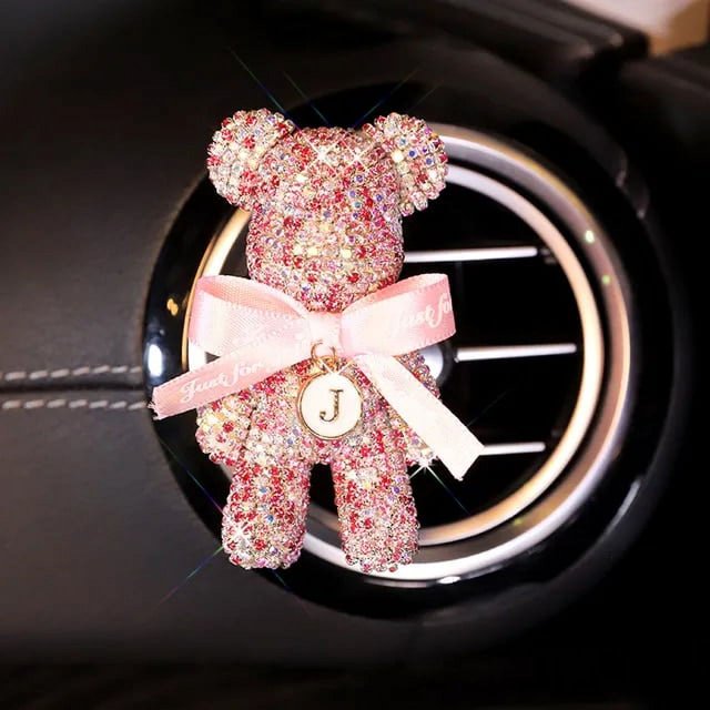 RV Oso Ambientador De Coche Olor Estilo De Coche Perfume De Escape Perfume Accesorios Interiores De Coche Suministros De Coche, Rosa Sailing Electrónica