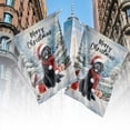 thumbnail image 4 of Merry Christmas Newfoundland Enjoys Woofmas Winter Xmas Holiday House Flag 28x40in Double Sided Newfie Dog Lover Gifts Outdoor Decor - 02022, 4 of 5